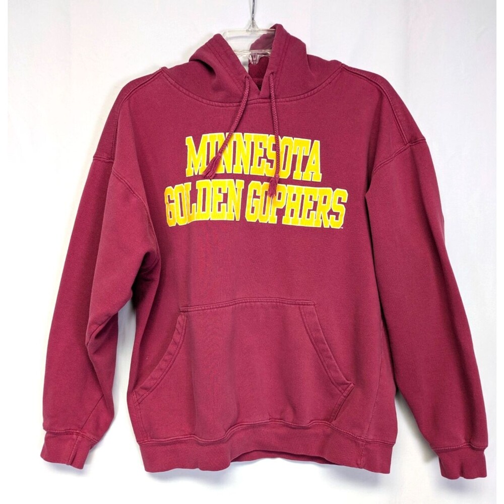 Minnesota Golden Gophers Hoodie Mens M Pullover Sweatshirt Vintage Pro Player